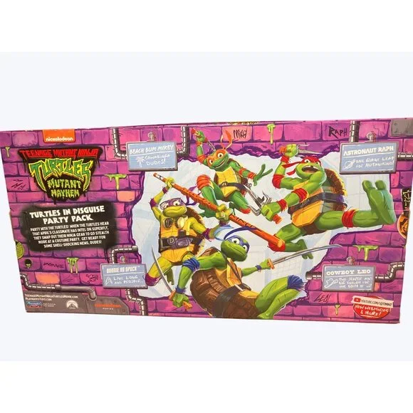 Teenage Mutant Ninja Turtles Mutant Mayhem Turtles In Disguise Party Pack - Picture 12 of 16